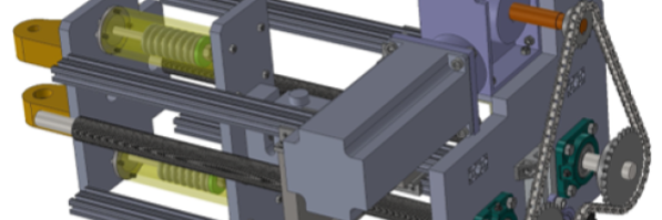 a CAD design for linear actuator testing